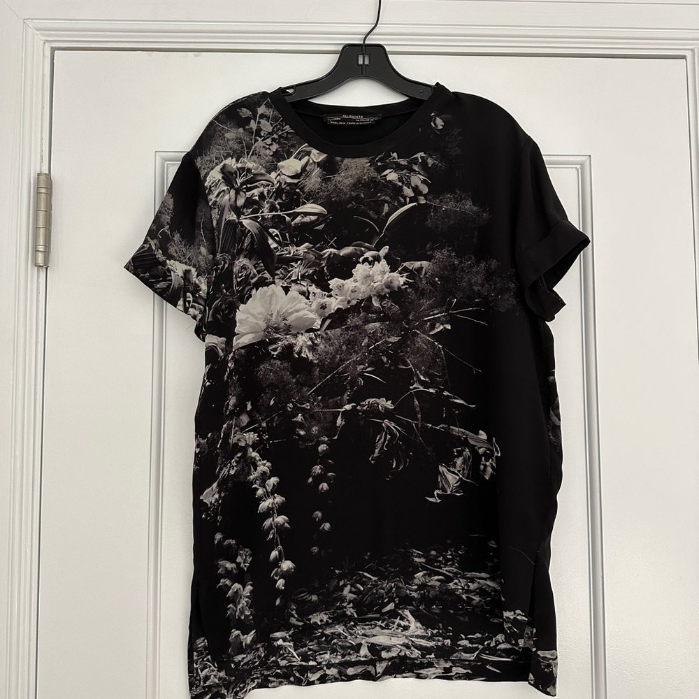 ALL Saints T-shirt AllSaints Silk Shirt Size AllSaints shirt All Saints Top